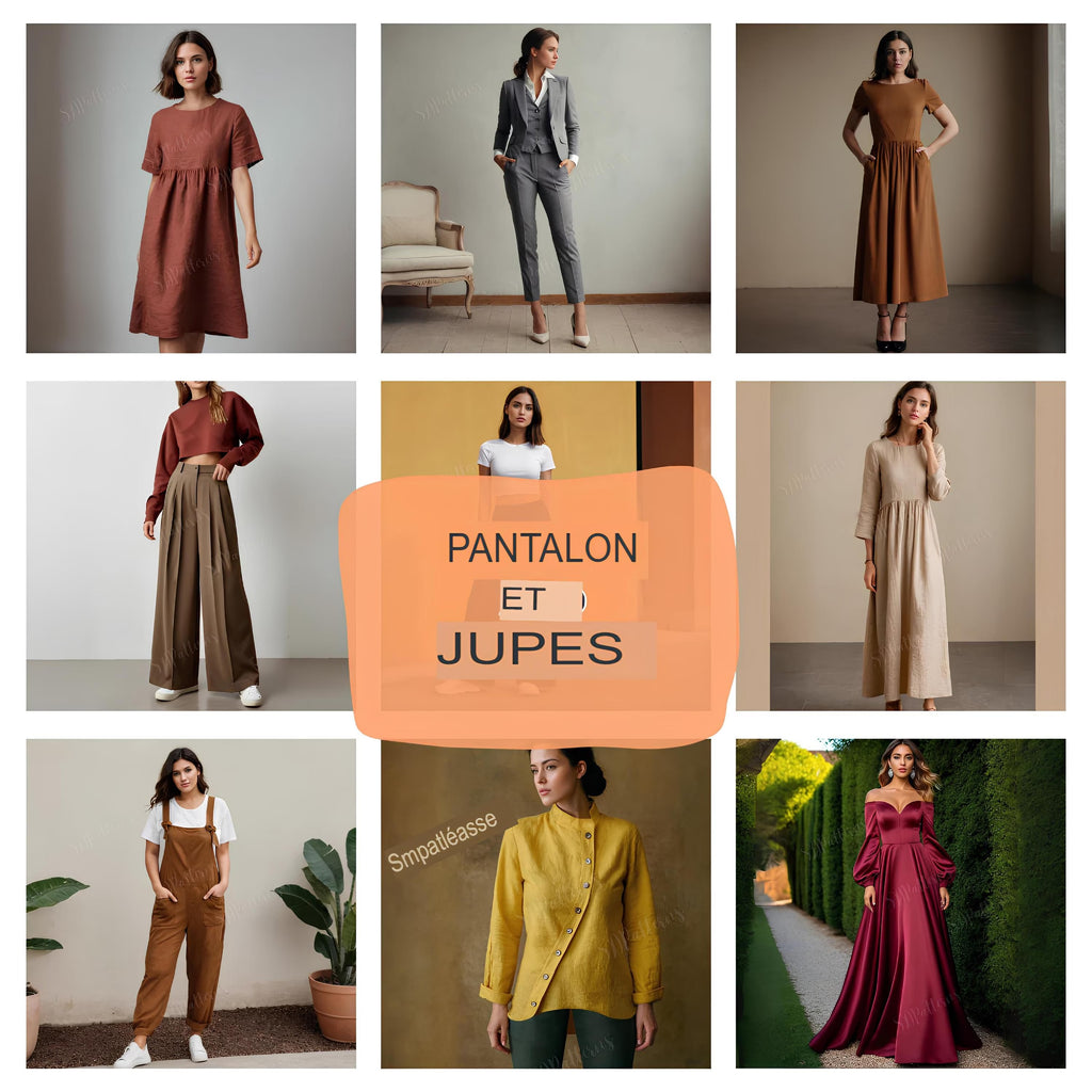 Pack Couture Complet  +50 Livres de Couture & +250 Patrons PDF | Bibliothèque Unique pour Débutants ET  Experts En français